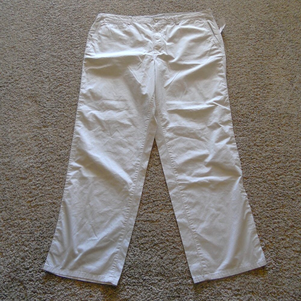 Banana Republic Aiden Slim Fit Pant size 42/34 Off-White
